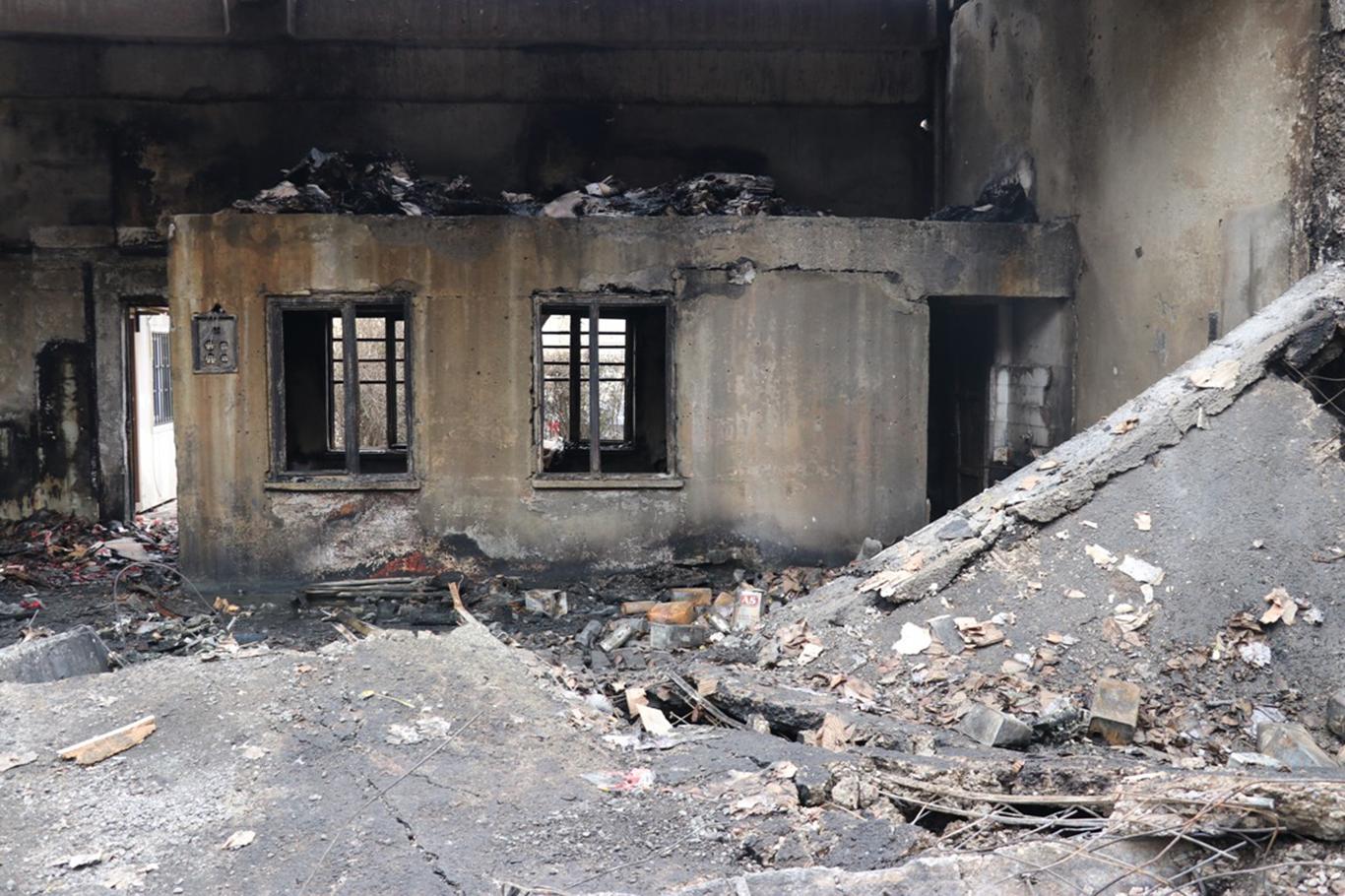 Gaziantep'teki yangında işyeri kullanılamaz hale gelen esnaf yardım bekliyor
